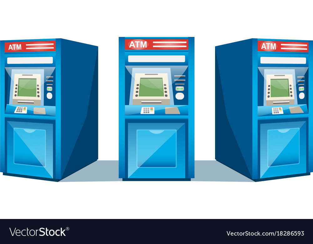 Atm machine isolated