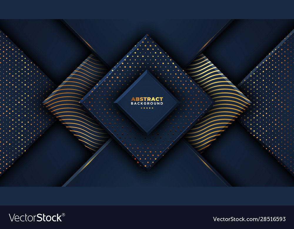 Dark abstract background with overlap layers vector image Dark abstract background with overlap layers
