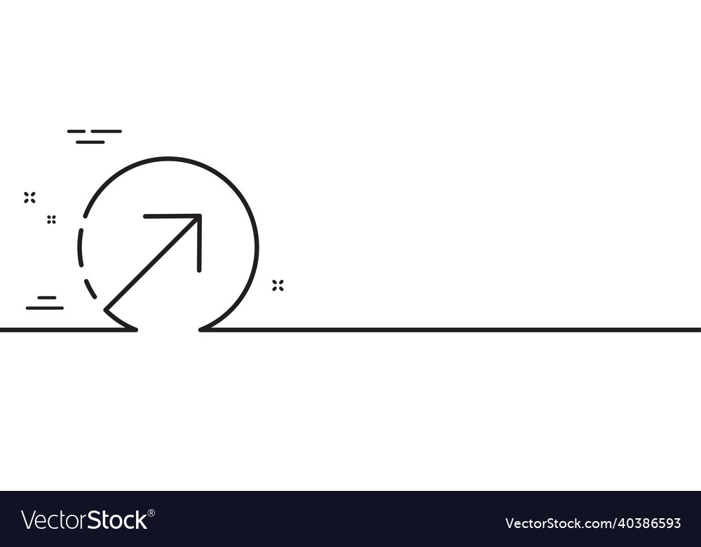 Direction arrow line icon arrowhead minimal