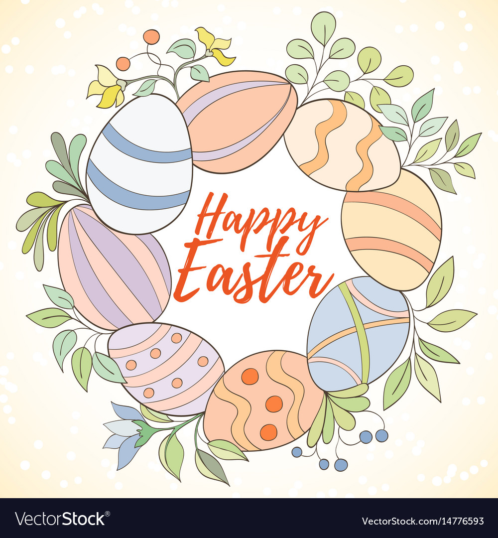 Easter Wreath Card
