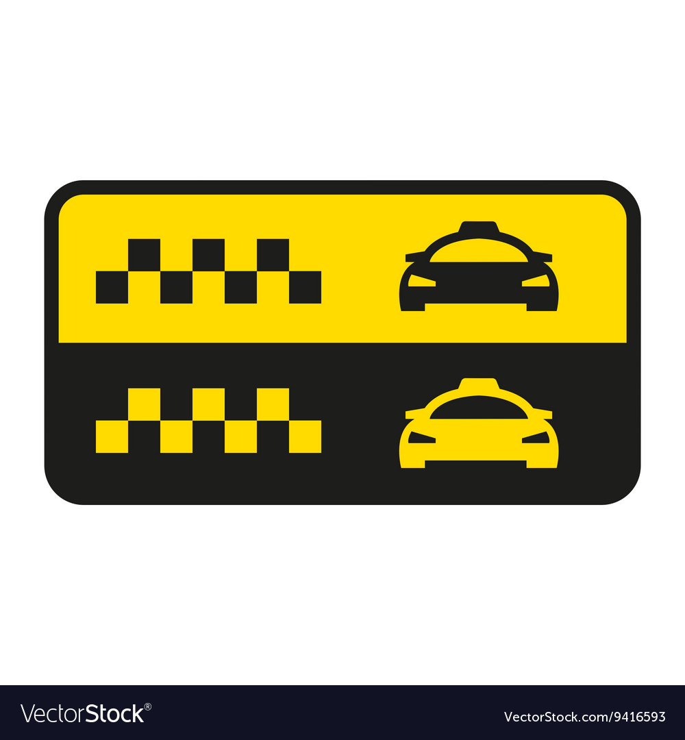 taxi icon taxi car