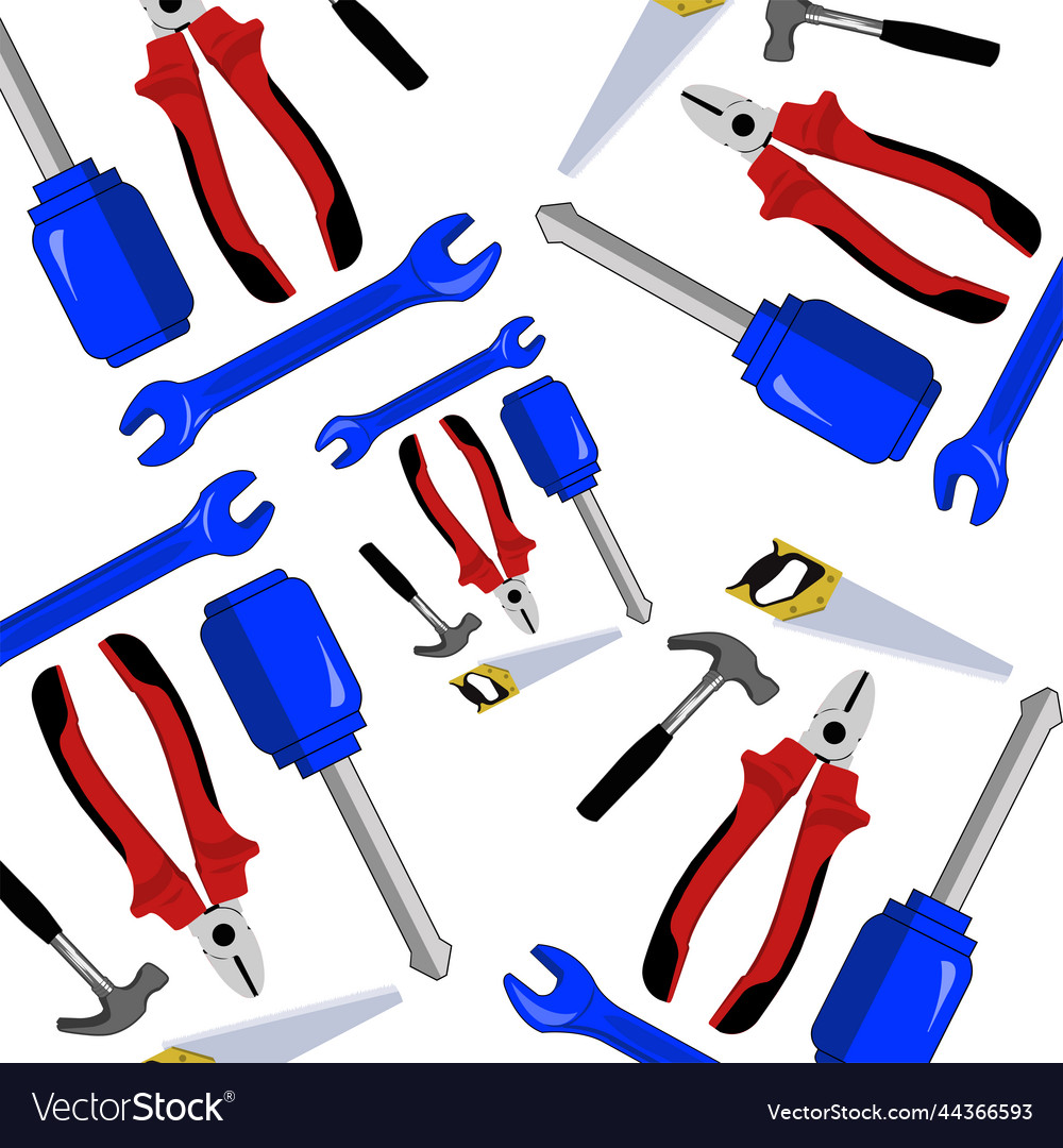 Tool pattern vector image Tool pattern
