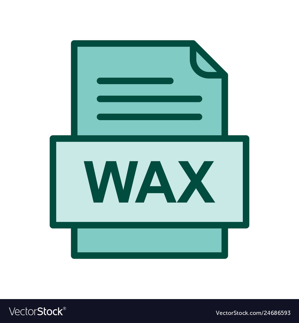 Wax file document icon