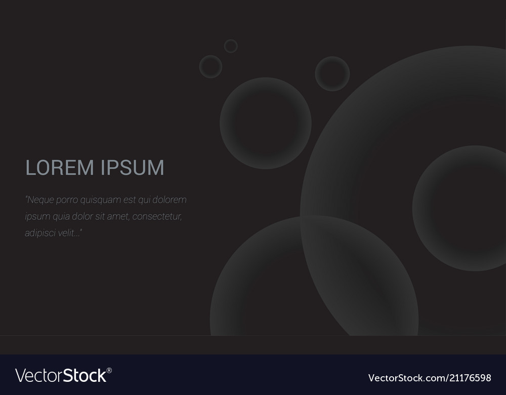 Abstract dark background splash header vector image Abstract dark background splash header