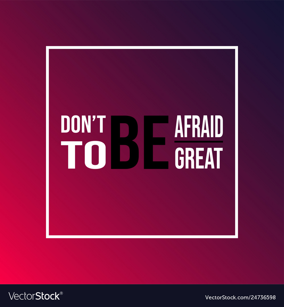 Seien Sie toll Motivation Zitat