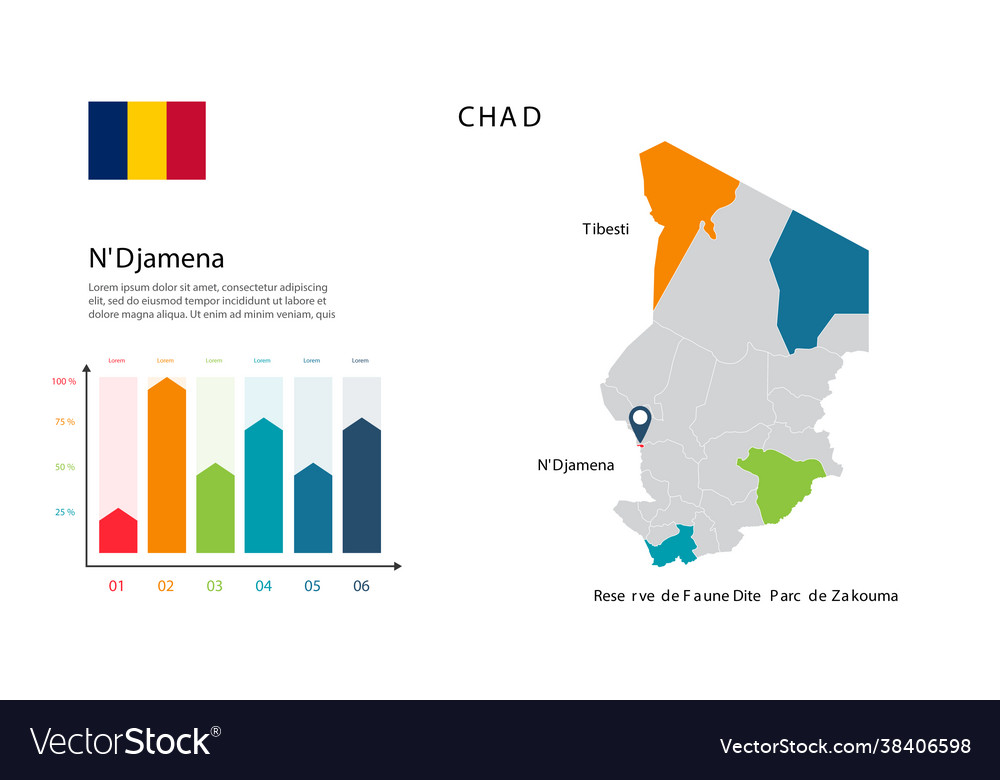 Chad map image a global in form