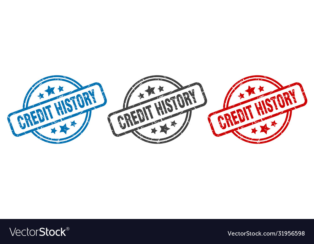 Credit history stamp round