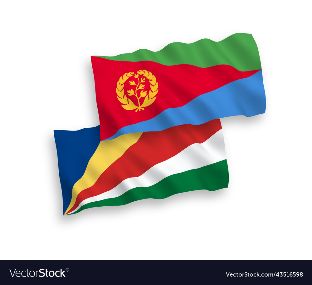 Eritrea and Seychelles Flags