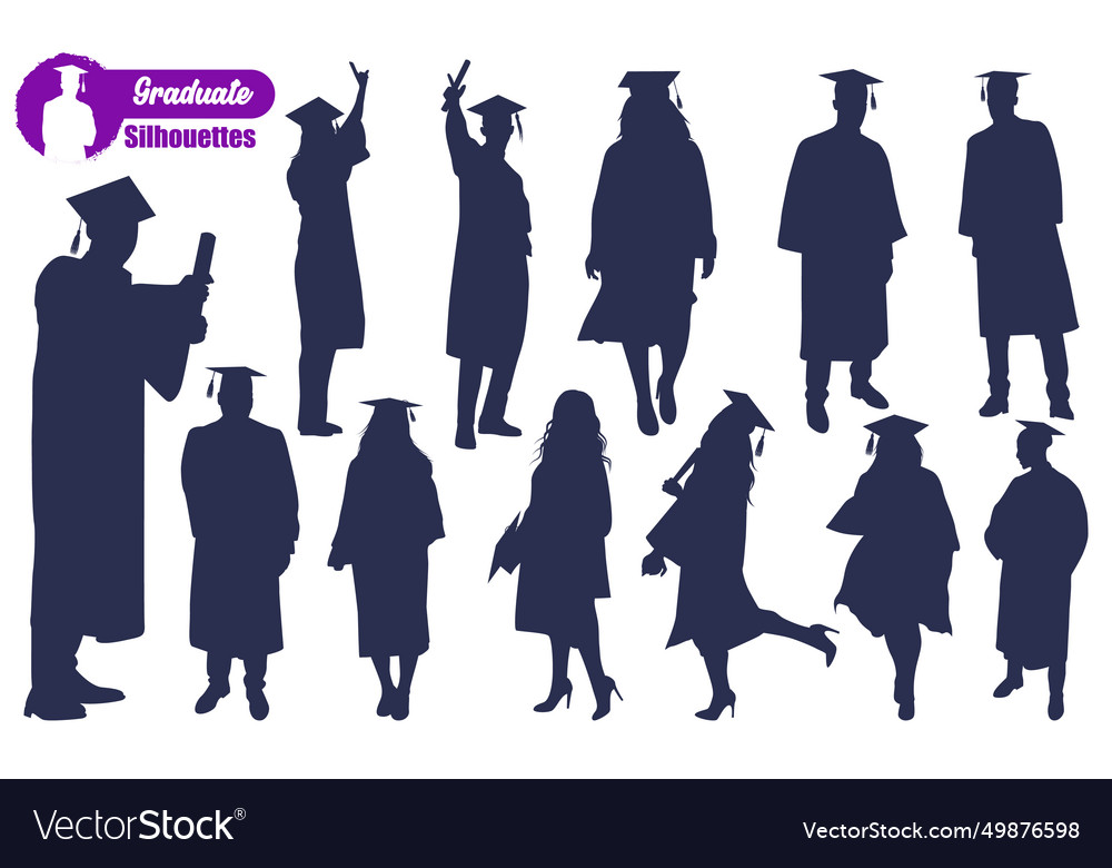 Graduation Celebration Silhouettes