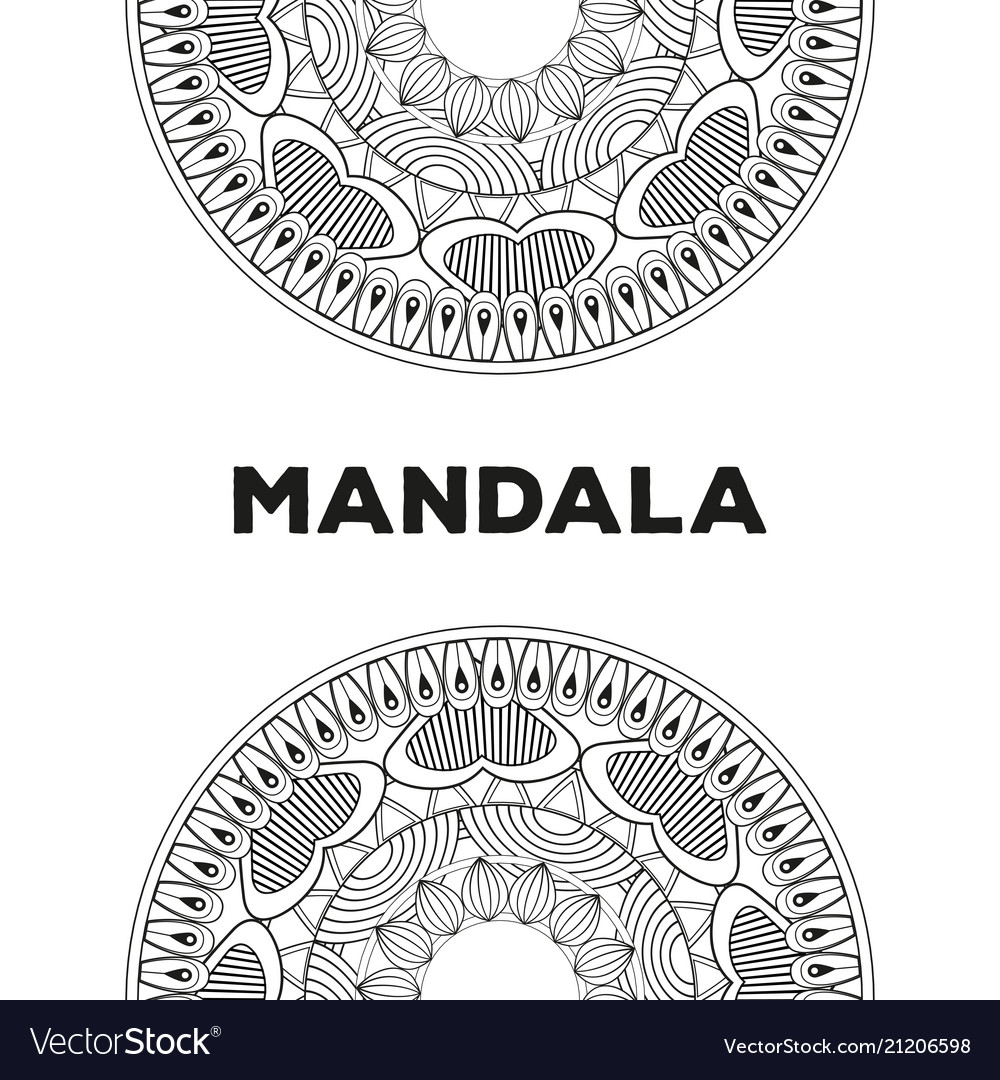 Mandala indian emblem