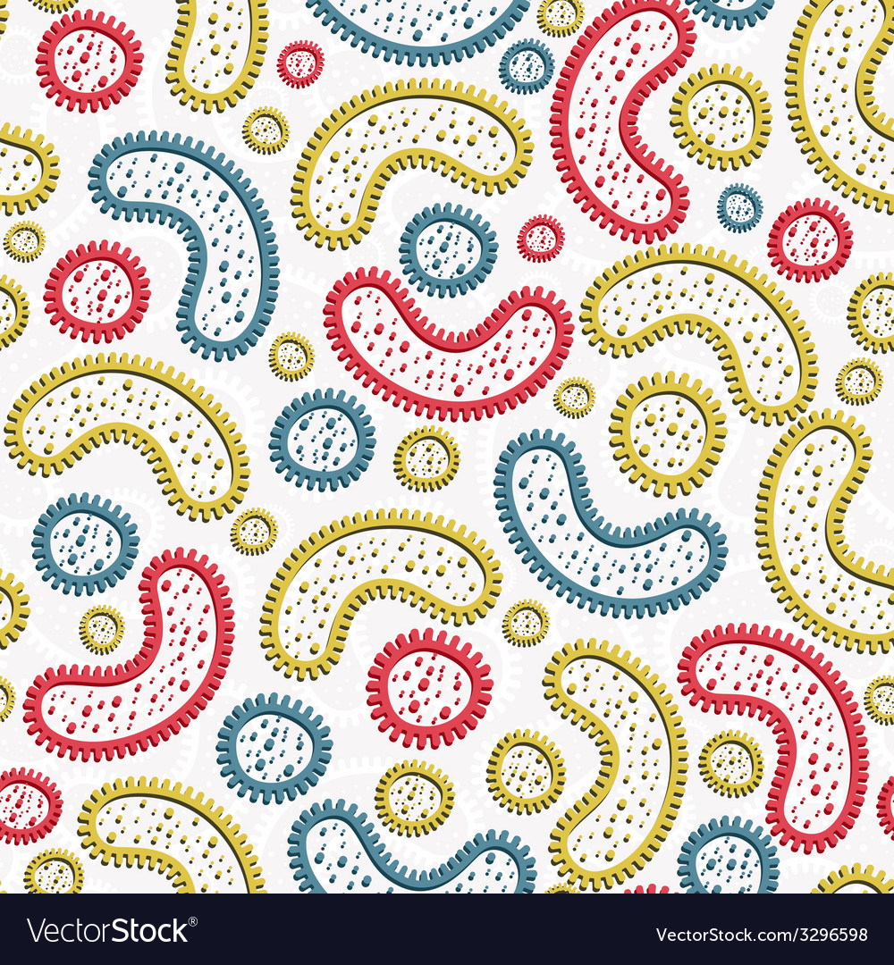 Microbial Seamless Pattern