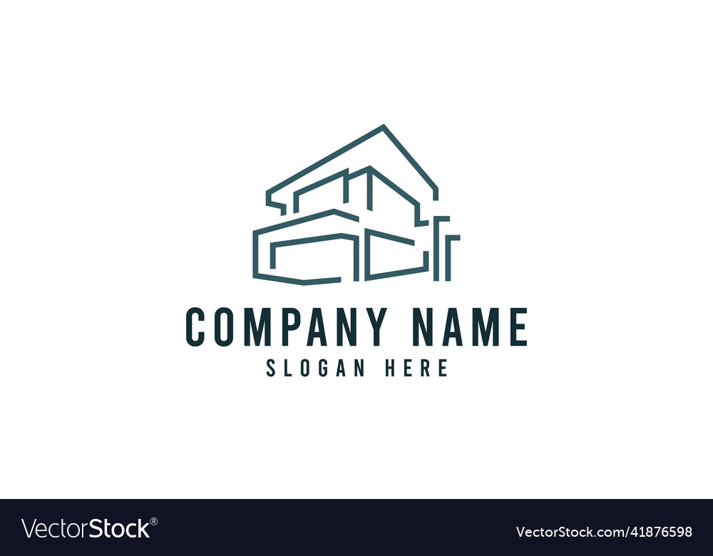 Modern architecture building symbol logo