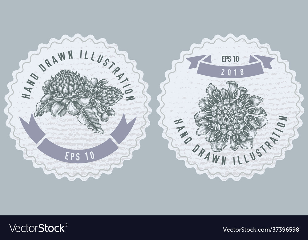 Monochrome labels design