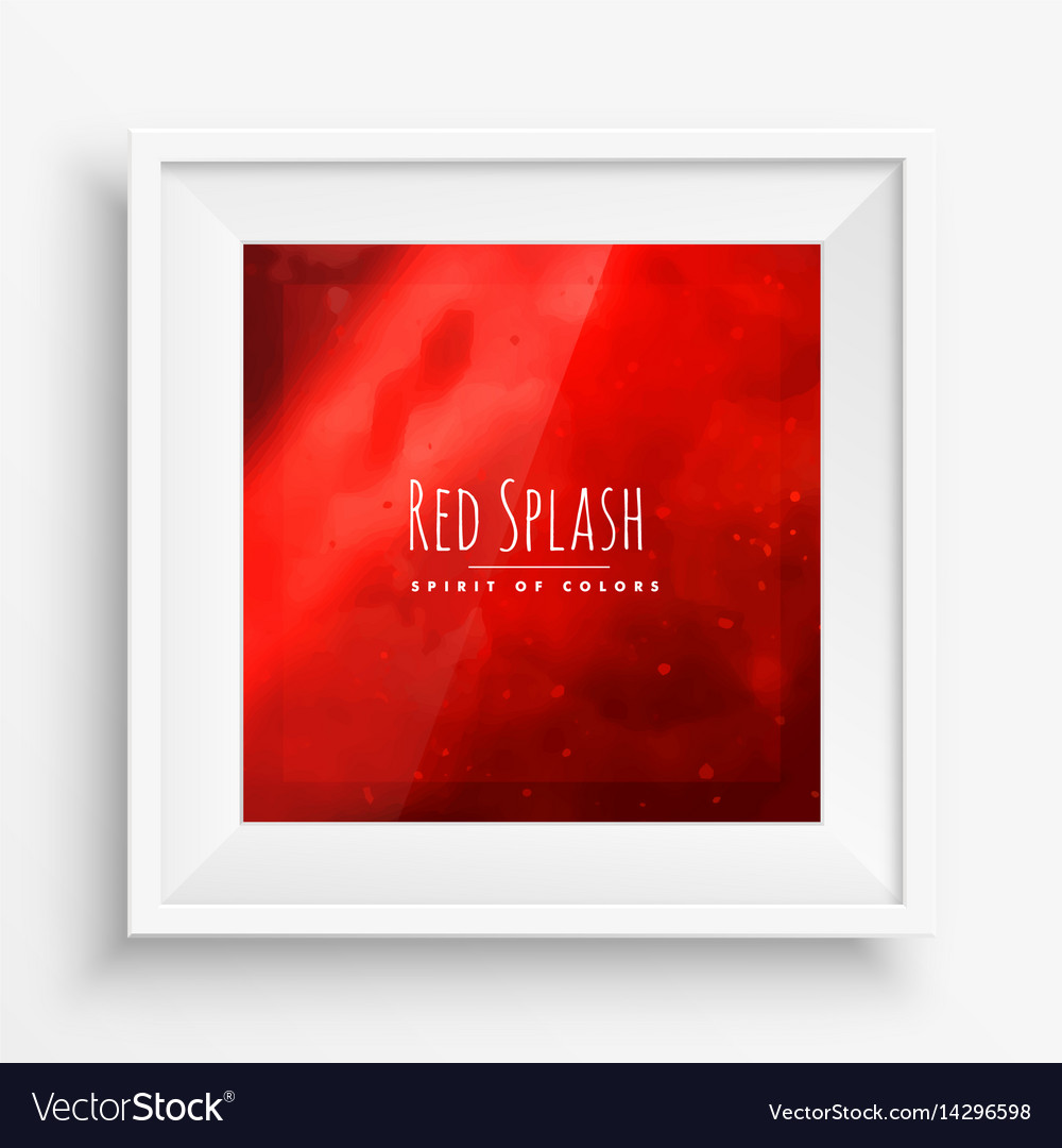 Red abstract splash background