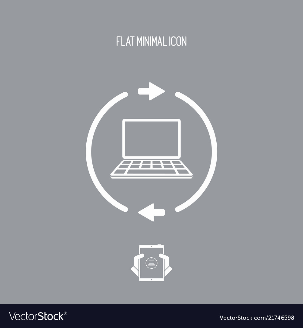 Refresh setting flat icon