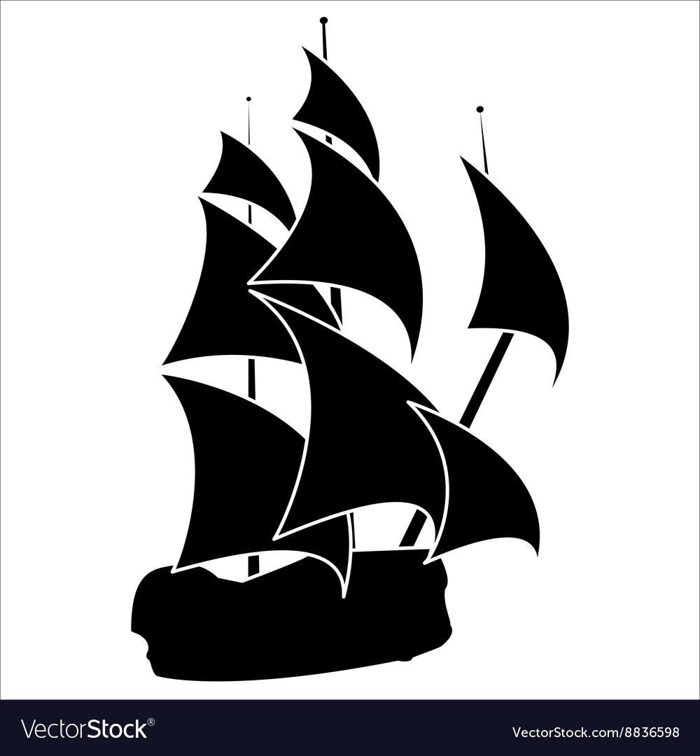 Sailing ship Royalty Free Vector Image - VectorStock