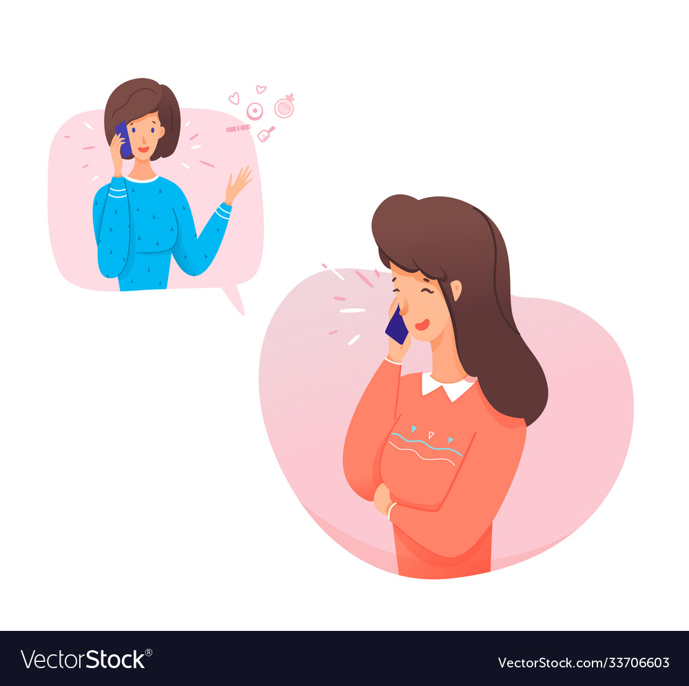 Character women talking