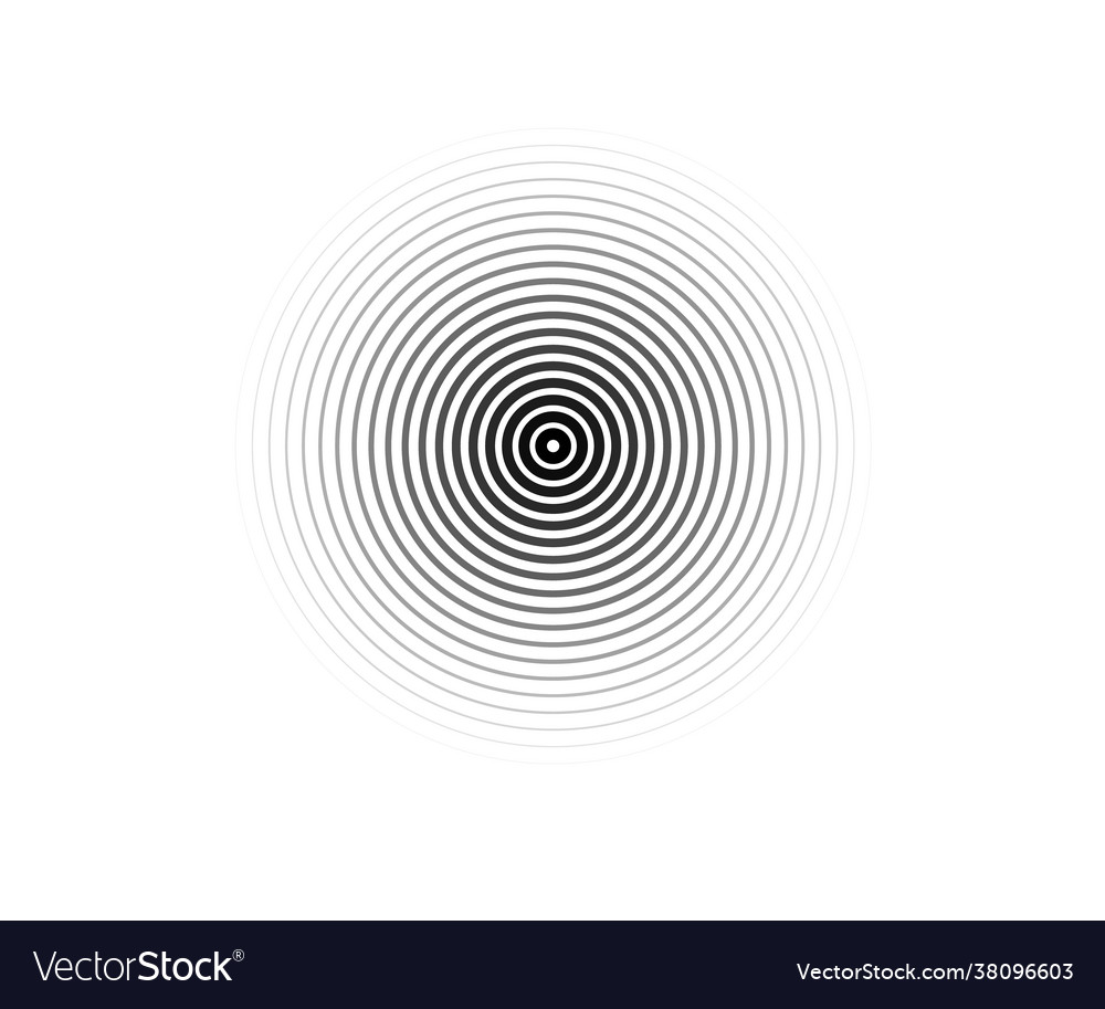 Concentric circle elements element for graphic