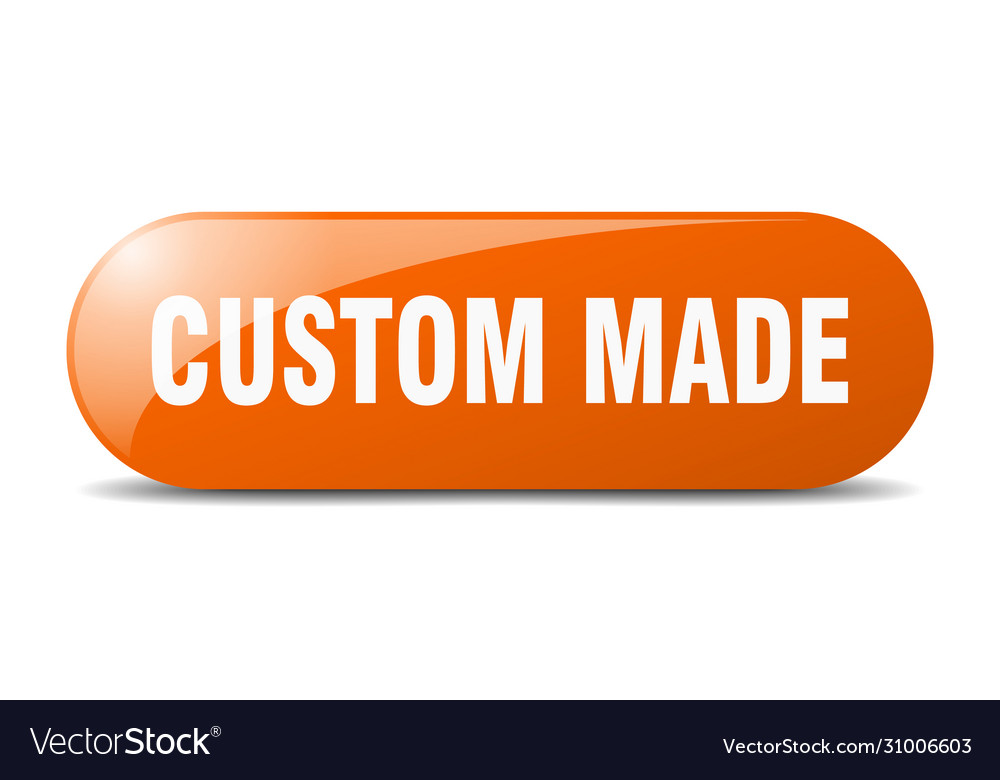 Custom made button sign key push