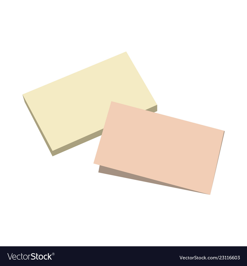 Set of color sheets note papers sticky notes vector image Set of color sheets note papers sticky notes