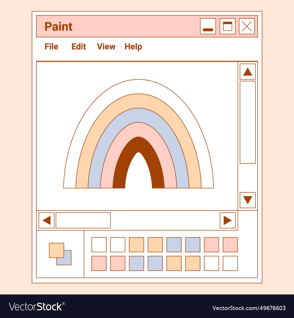 User interface y2k sticker retro browser window Vector Image User interface y2k sticker retro browser window