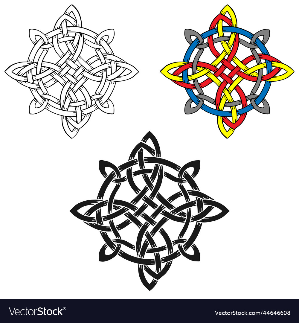 A set of beautiful celtic patterns