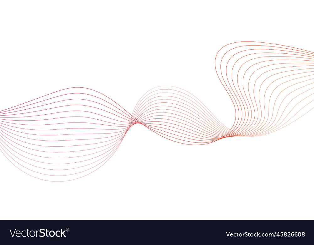 Abstraktes buntes Wellenelement für Design Vector Image Abstraktes buntes Wellenelement für Design