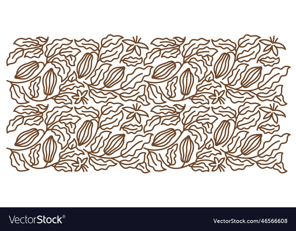 Cocoa background chocolate pack design element