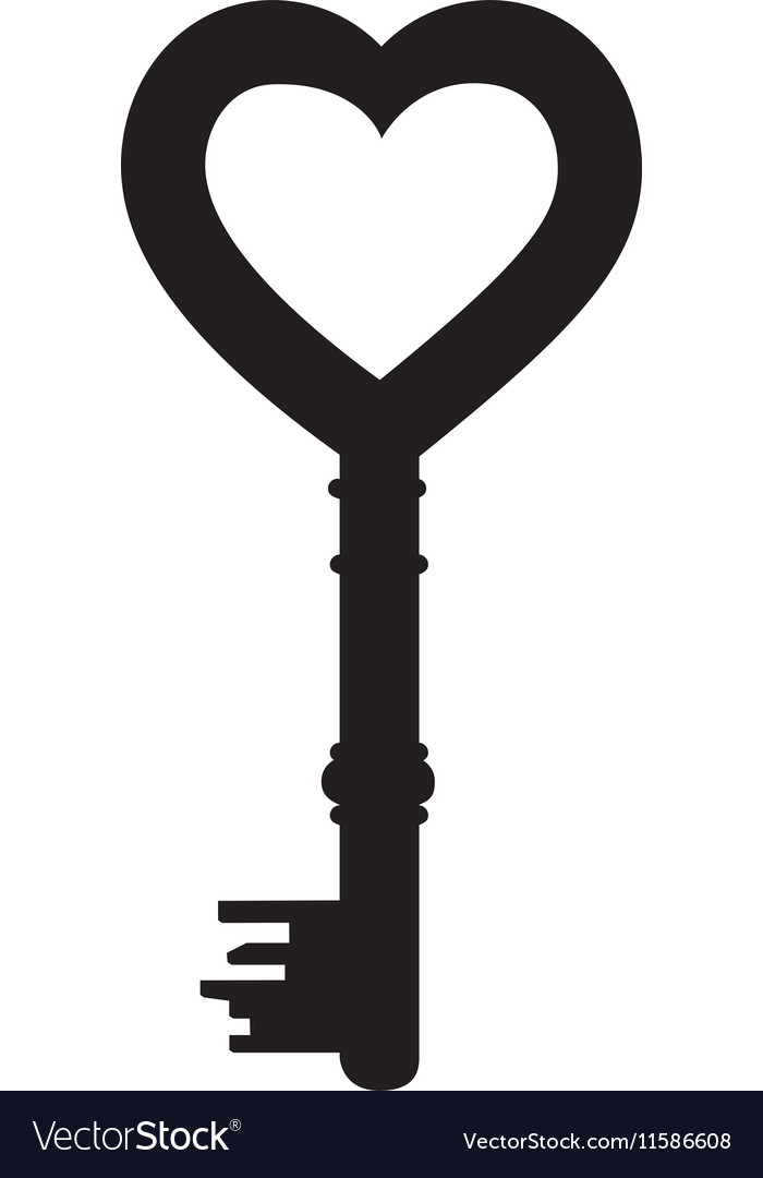 Heart Shape Key Icon