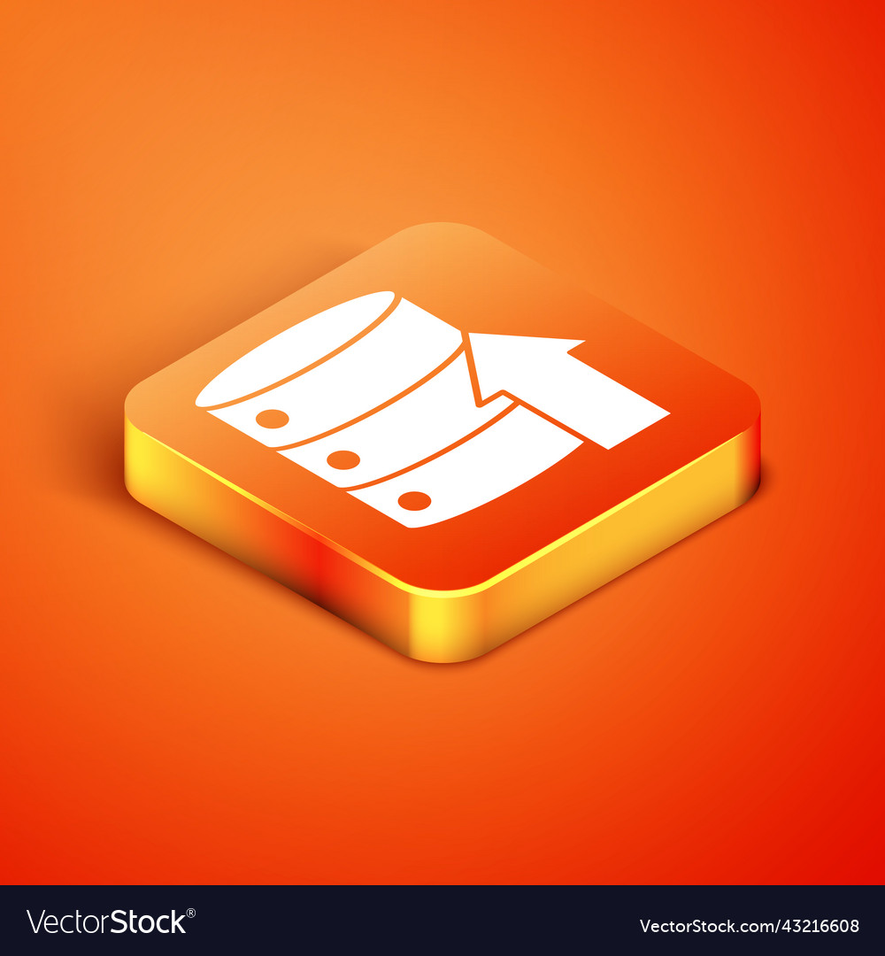 Isometric server data web hosting icon isolated