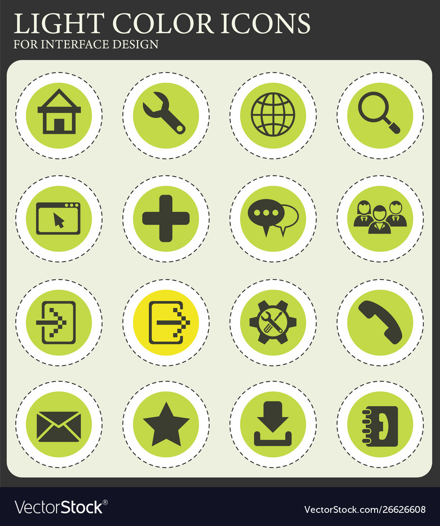 Web tools icon set
