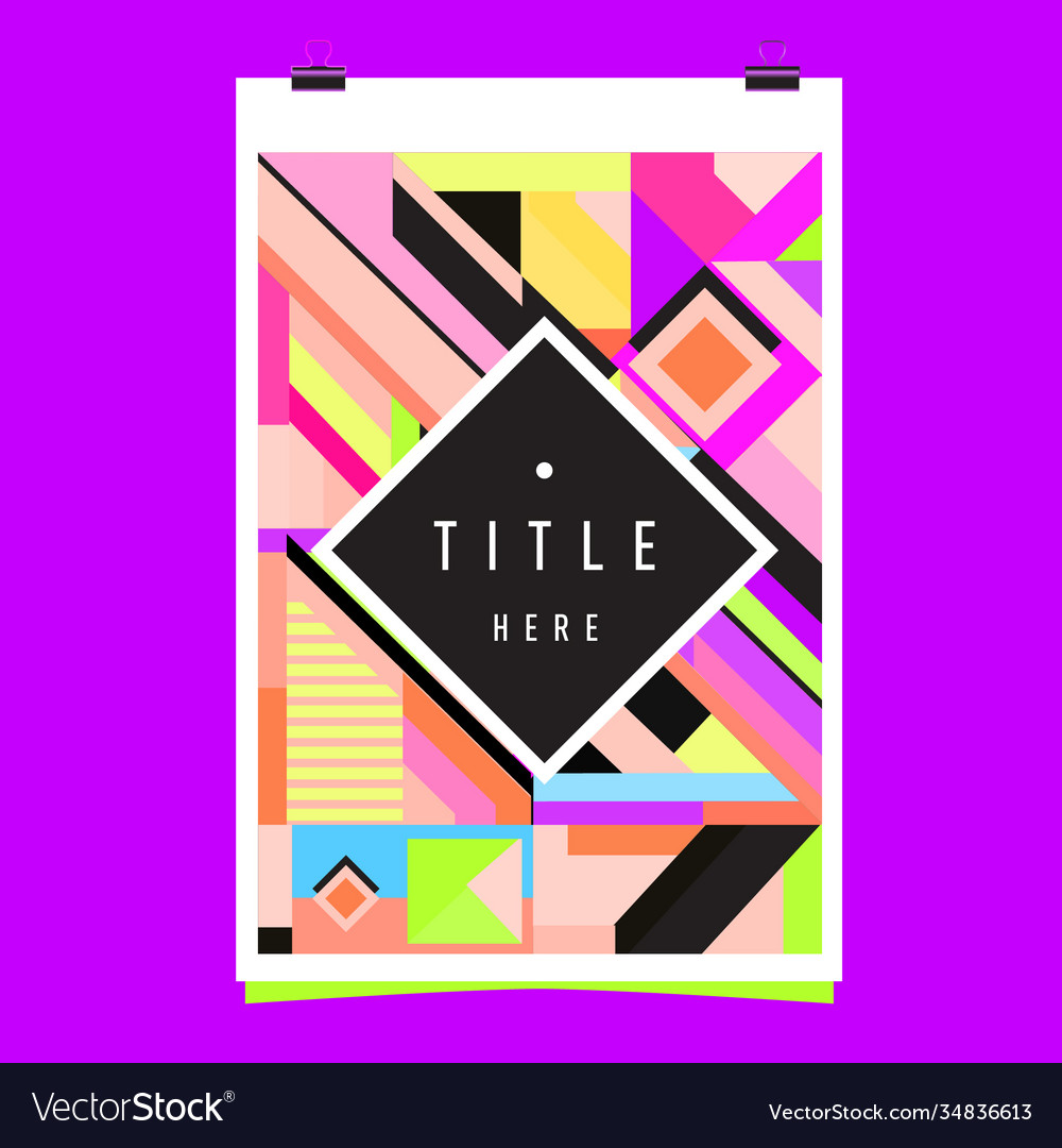 Abstract colorful geometric pattern background
