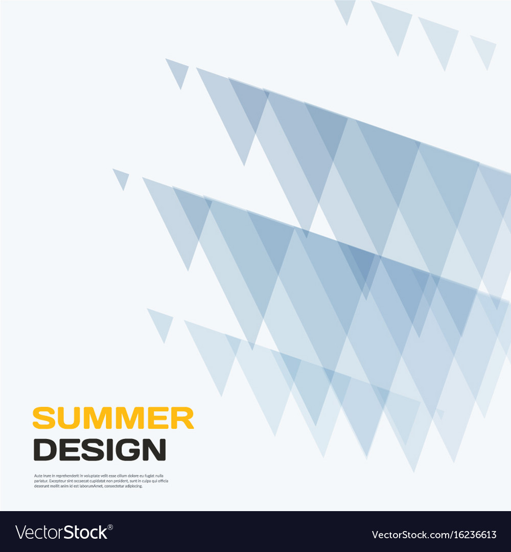 Abstract design background with triangles