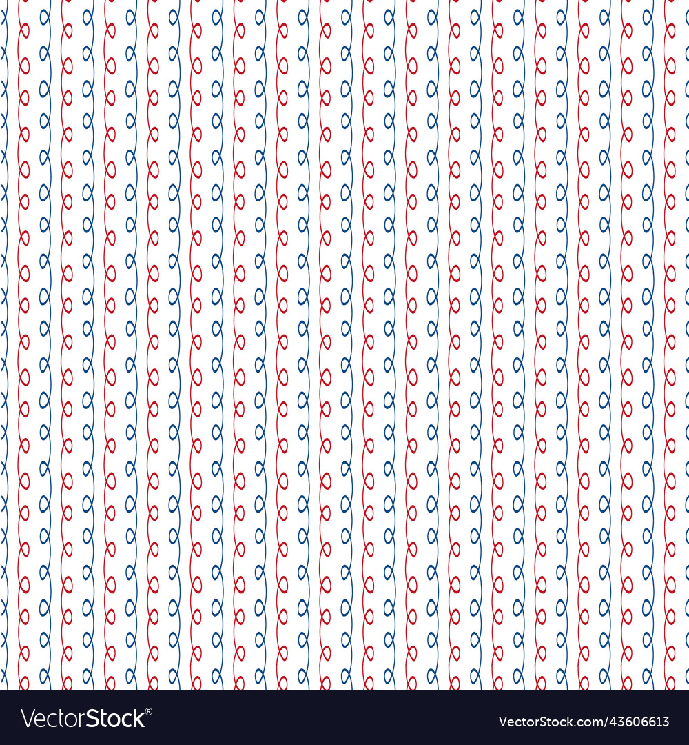 Abstract doodle loop seamless pattern vector image Abstract doodle loop seamless pattern