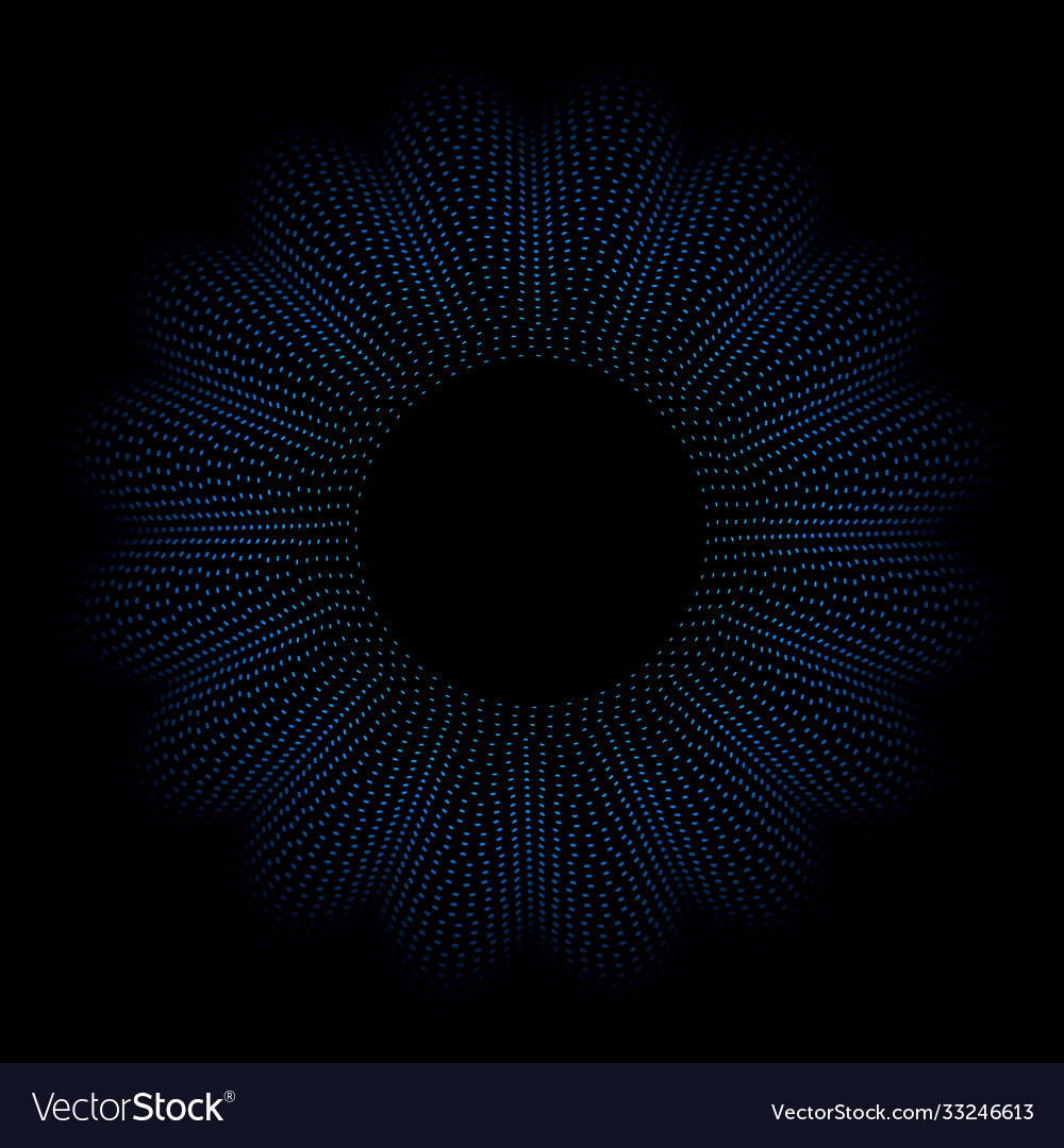 Dynamic circle shape particles blue color