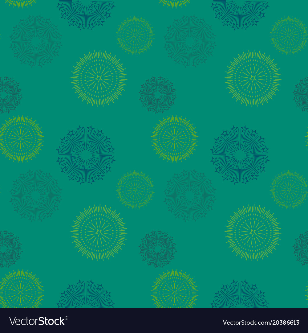 Firework seamless pattern