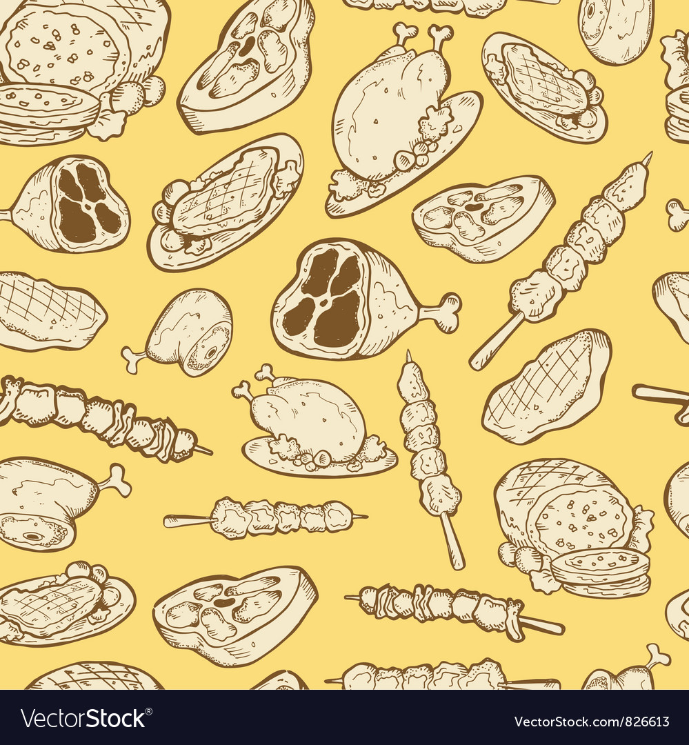Food seamless pattern