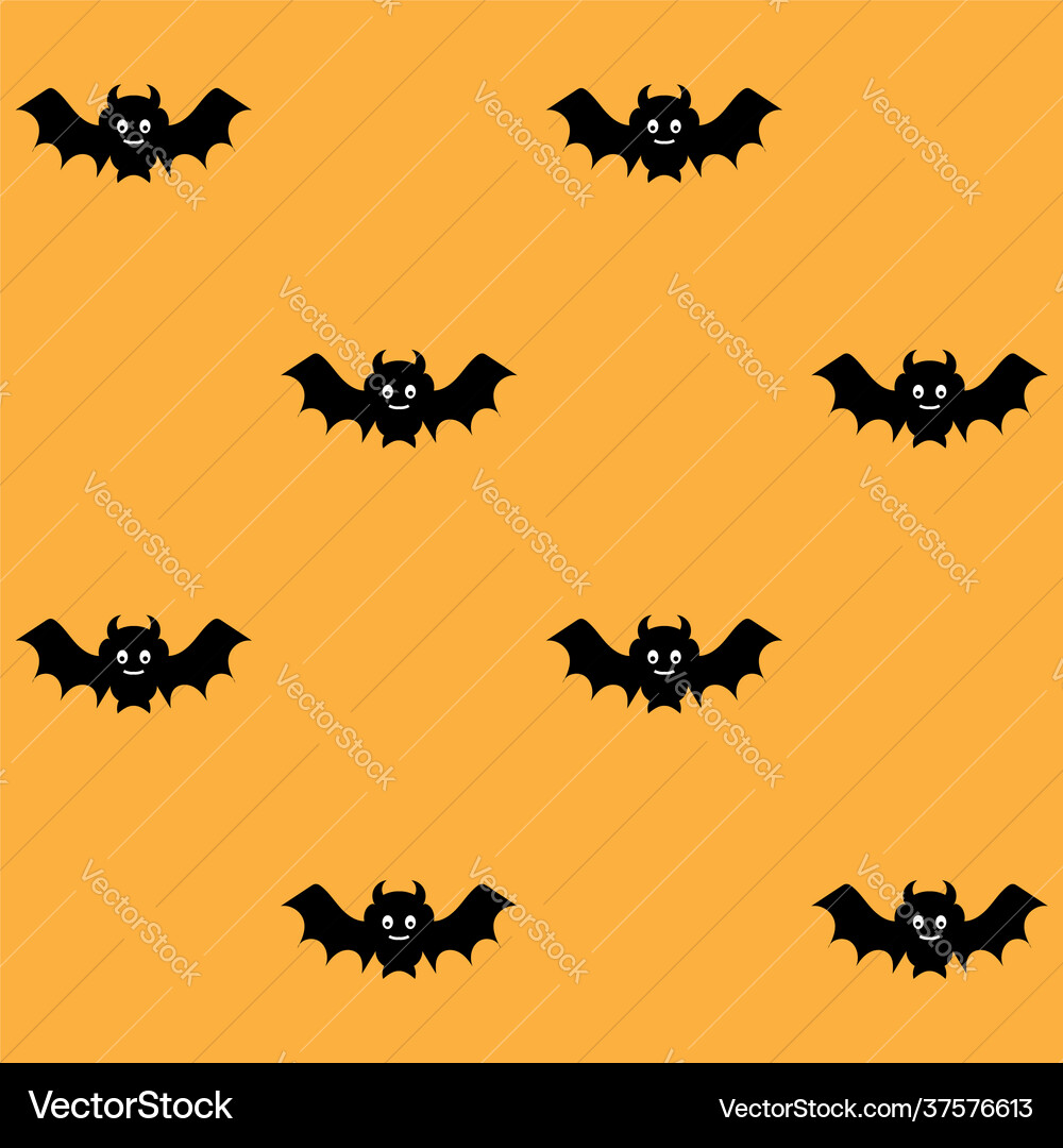 Halloween seamless pattern design Royalty Free Vector Image