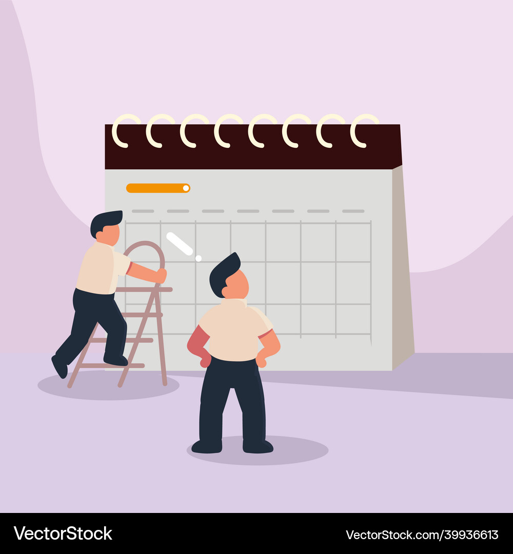 People planning work Royalty Free Vector Image