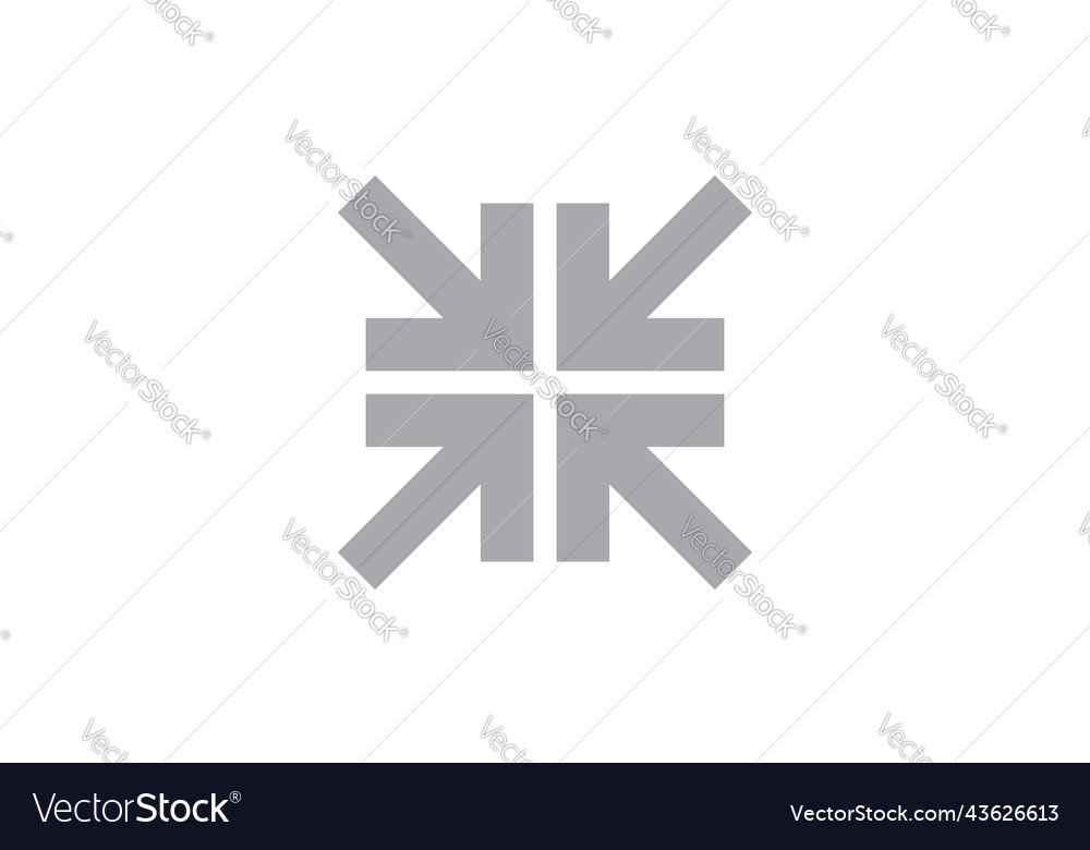 Size icon reduce symbol simple zoom arrow