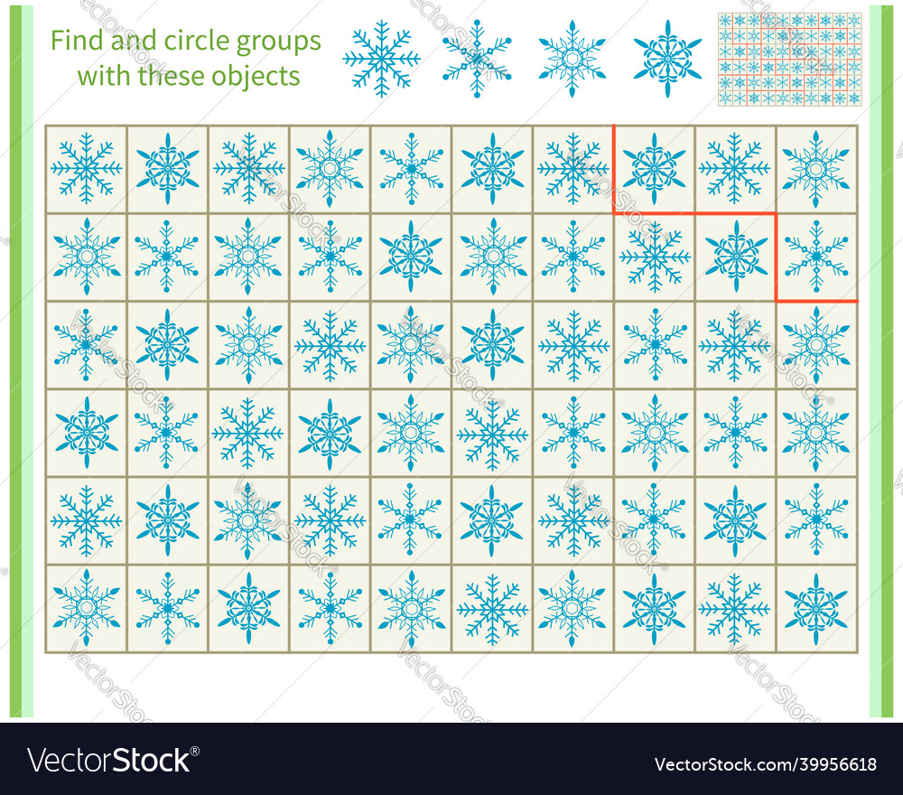 Logic game for children divide and circle