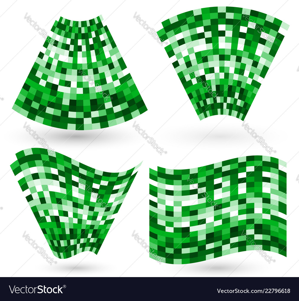 Mosaic tiles distorted