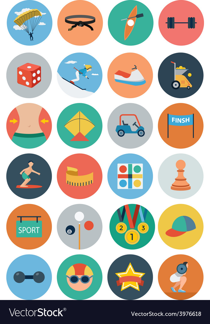 Sports flat icons - vol 4