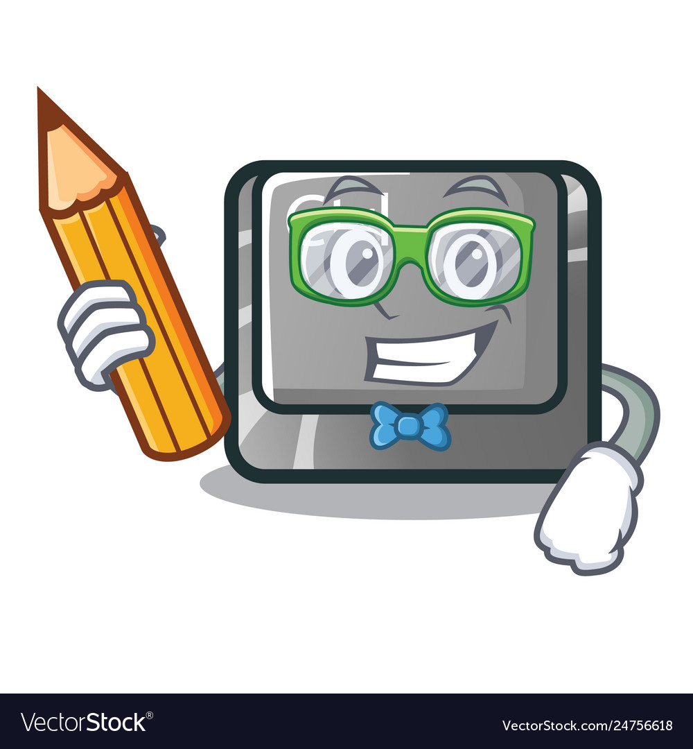 Student ctrl button isolated in mascot