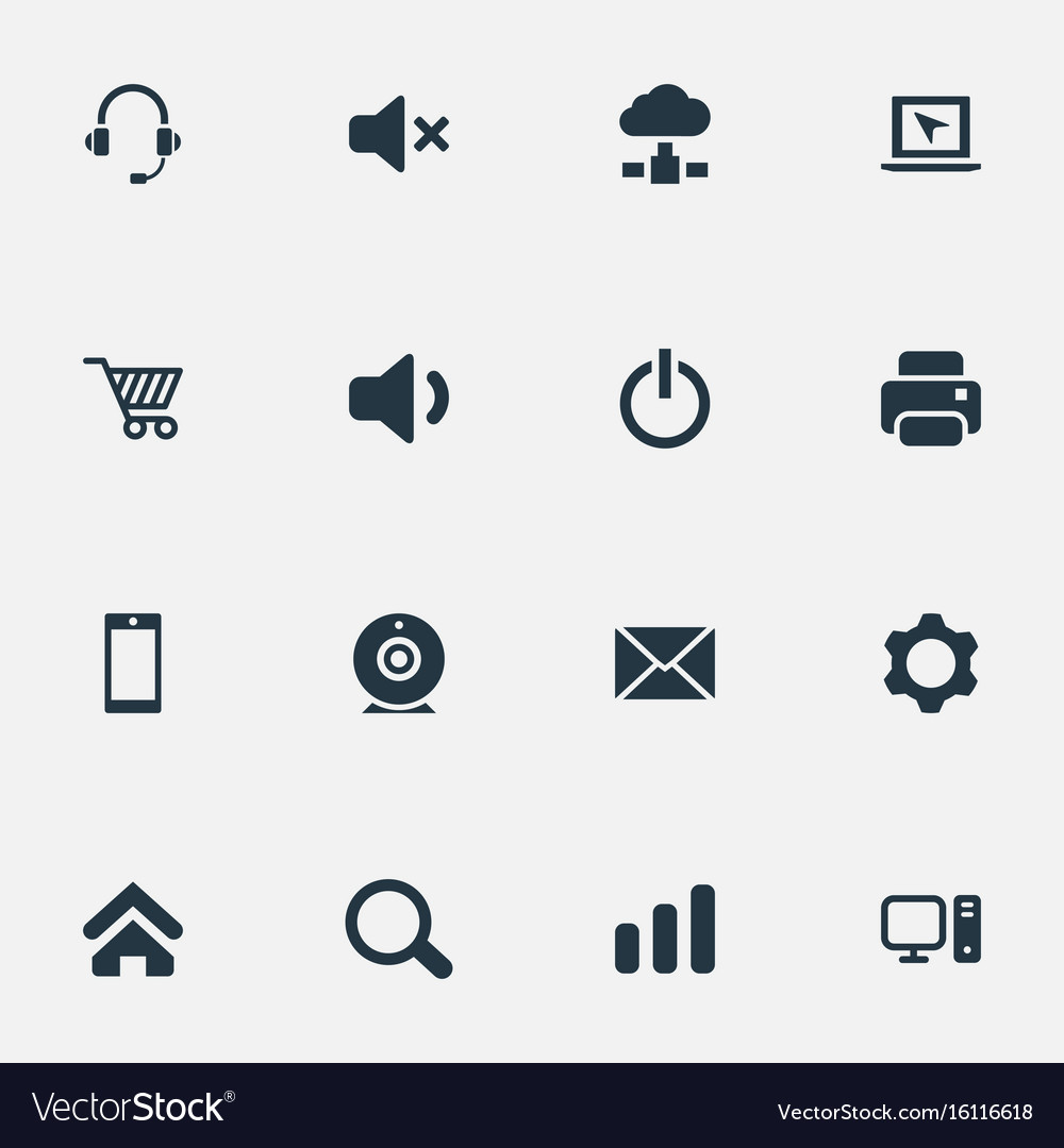 Technology Icons Set