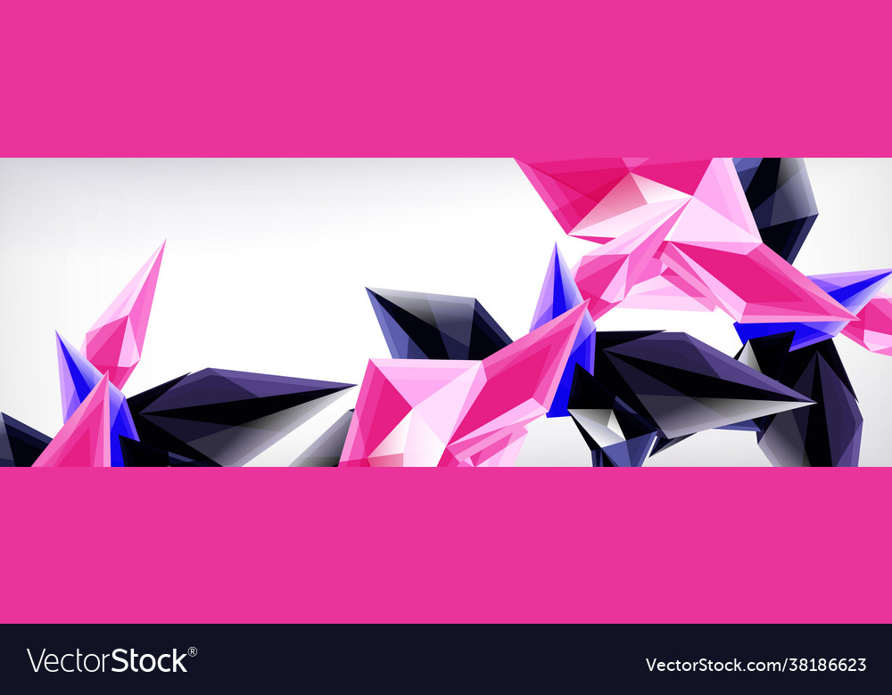 3d triangles and pyramids abstract vector image 3d triangles and pyramids abstract