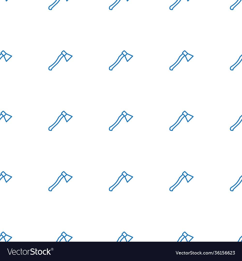 Axe weapon icon pattern seamless white background