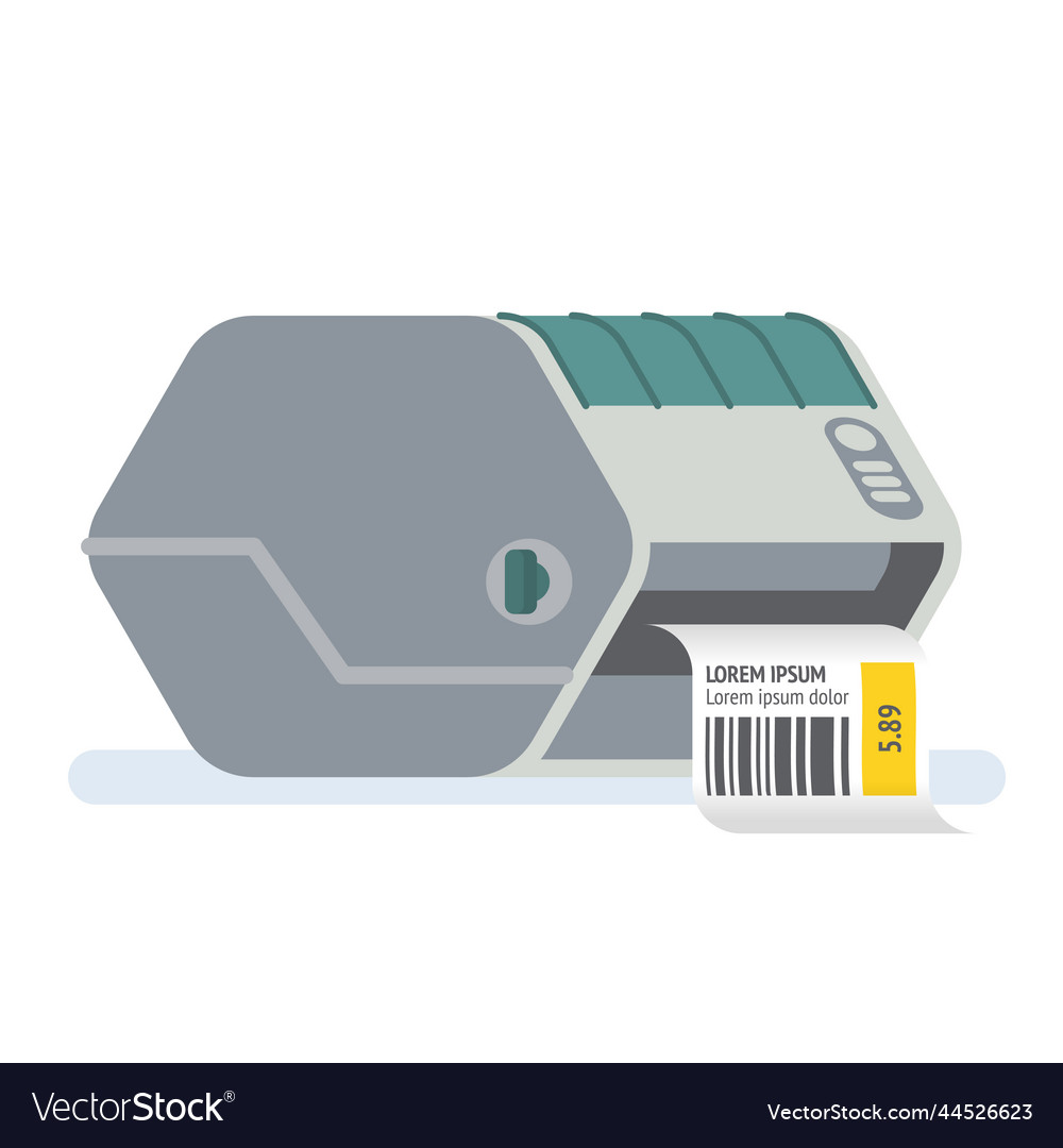 Bar code printer label