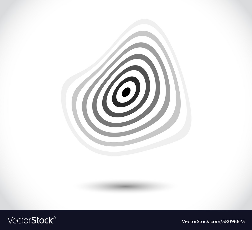 Concentric circle elements element for graphic