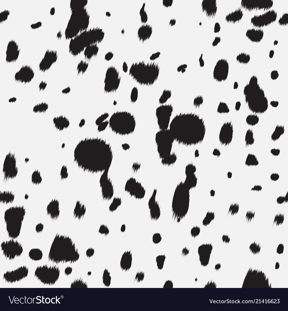 Dalmatian skin texture vector image Dalmatian skin texture